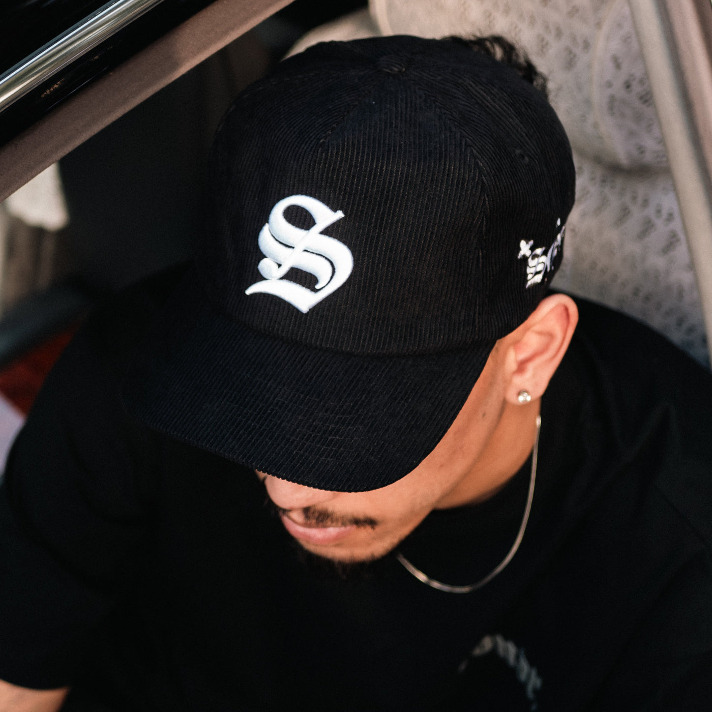 "S" Logo Corduroy Cap