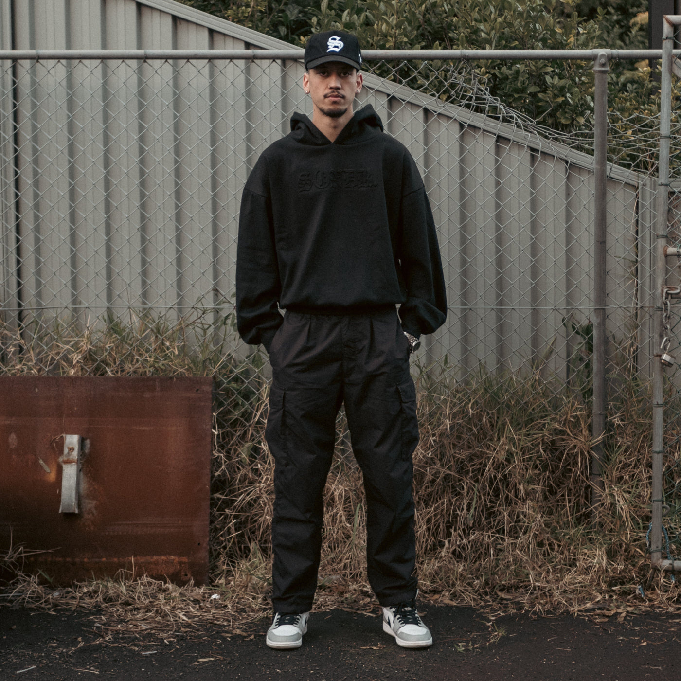 Stealth Logo Premium Crop Hoodie