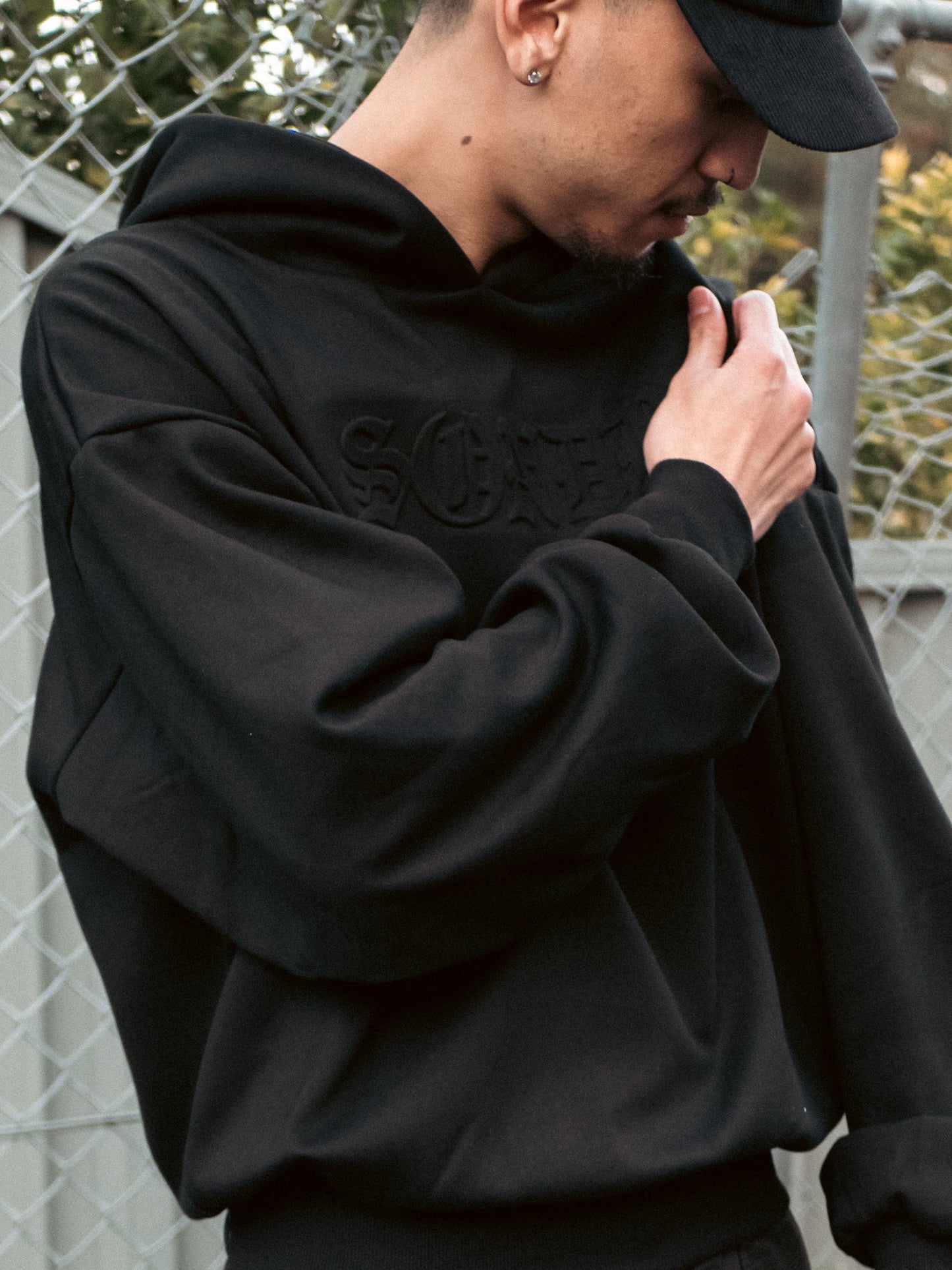 Stealth Logo Premium Crop Hoodie