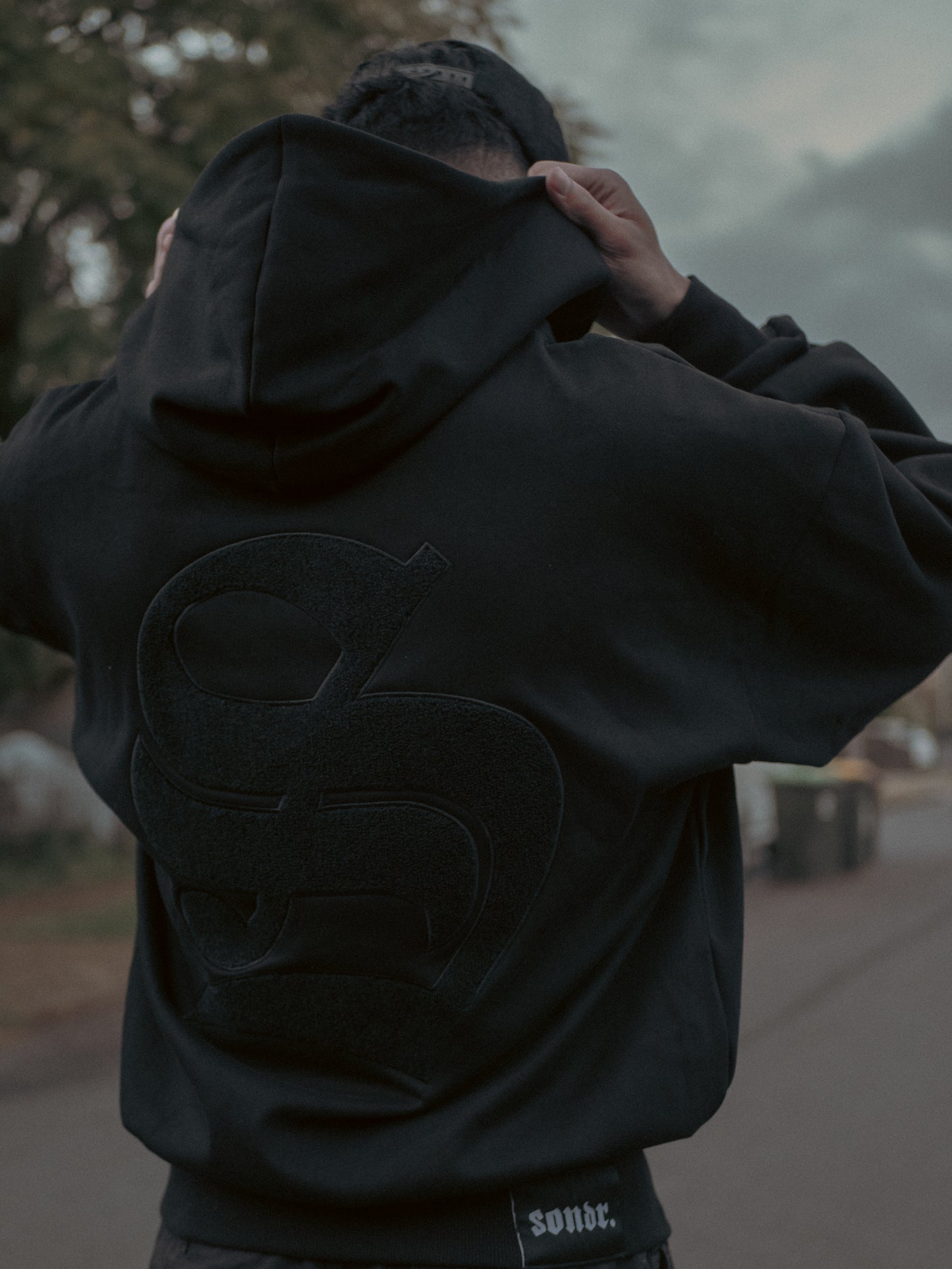 Stealth Logo Premium Crop Hoodie