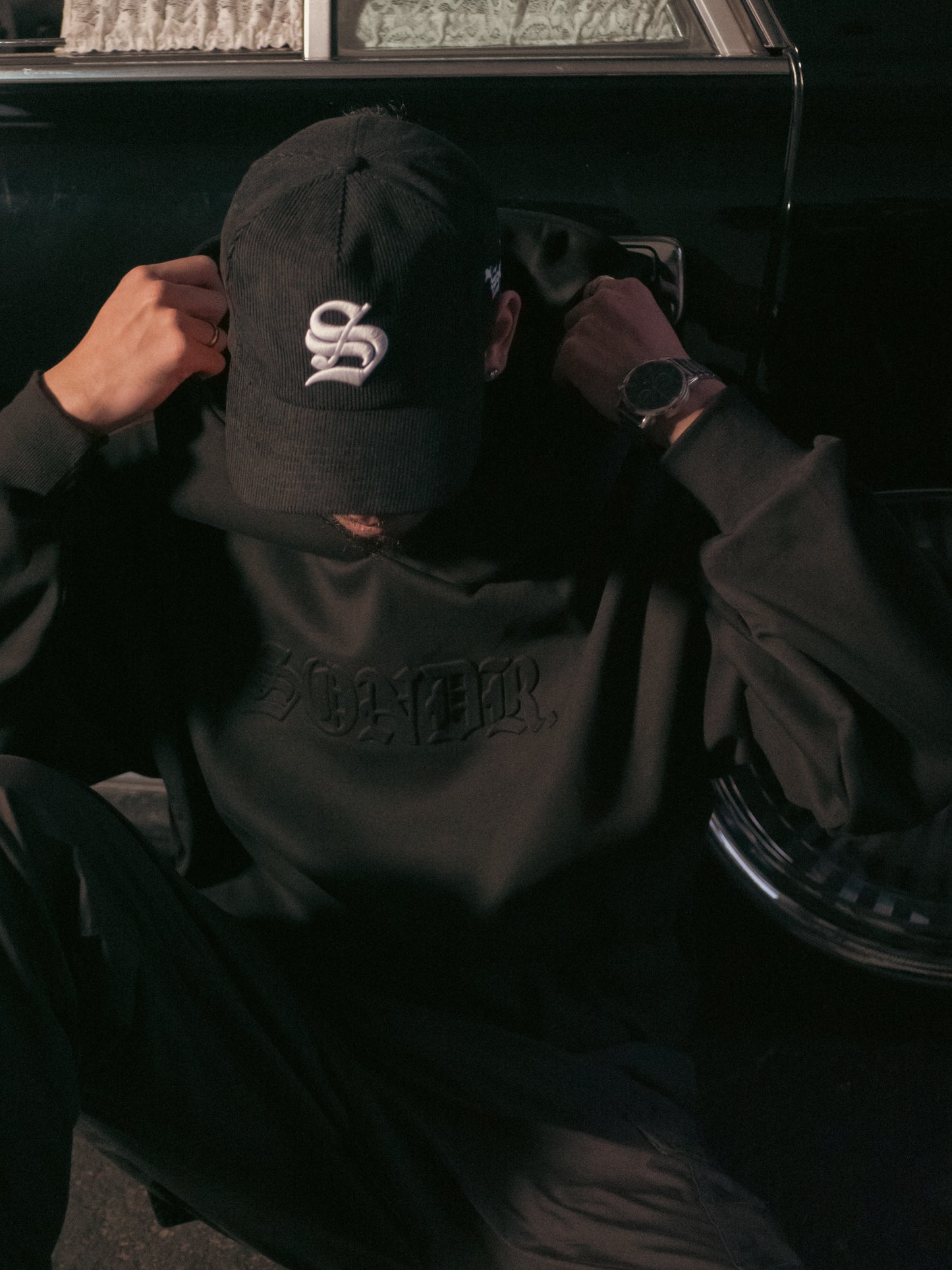 Stealth Logo Premium Crop Hoodie