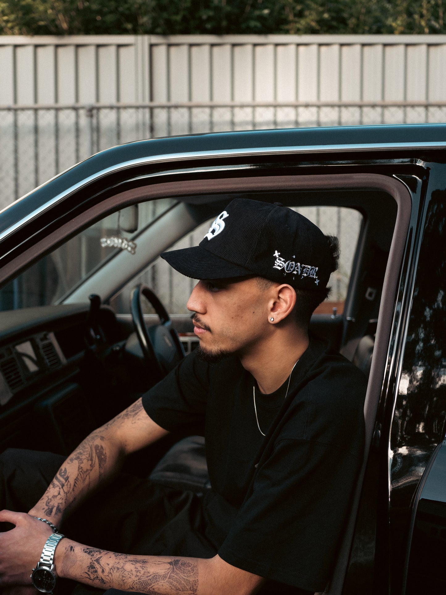 "S" Logo Corduroy Cap